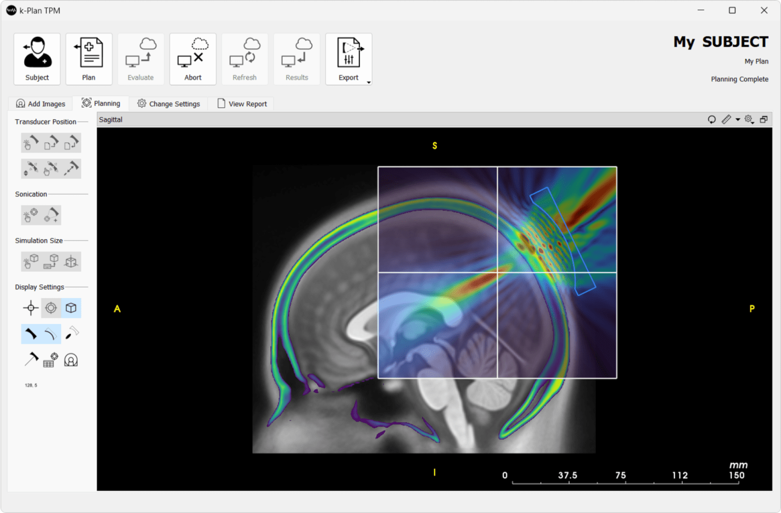 k-Plan UI screenshot